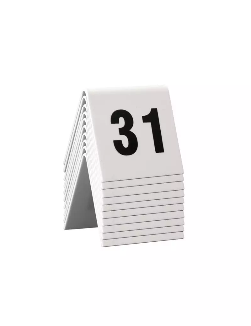 Segnaposto Set da n° 31 a n° 40 Securit (Conf. 10) Segnaposto Set da n° 31 a n° 40 Securit (Conf. 10)