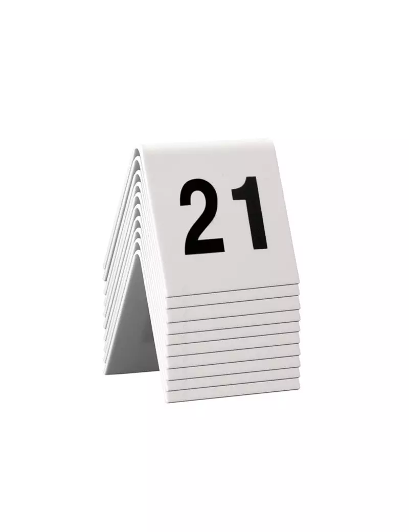 Segnaposto Set da n° 21 a n° 30 Securit (Conf. 10) Segnaposto Set da n° 21 a n° 30 Securit (Conf. 10)