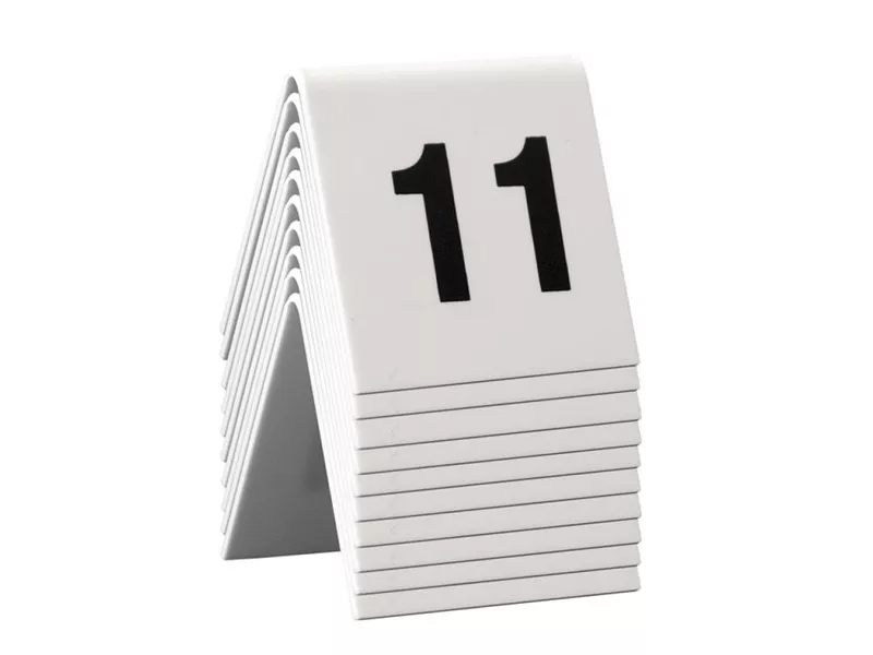 Segnaposto Set da n° 11 a n° 20 Securit (Conf. 10)