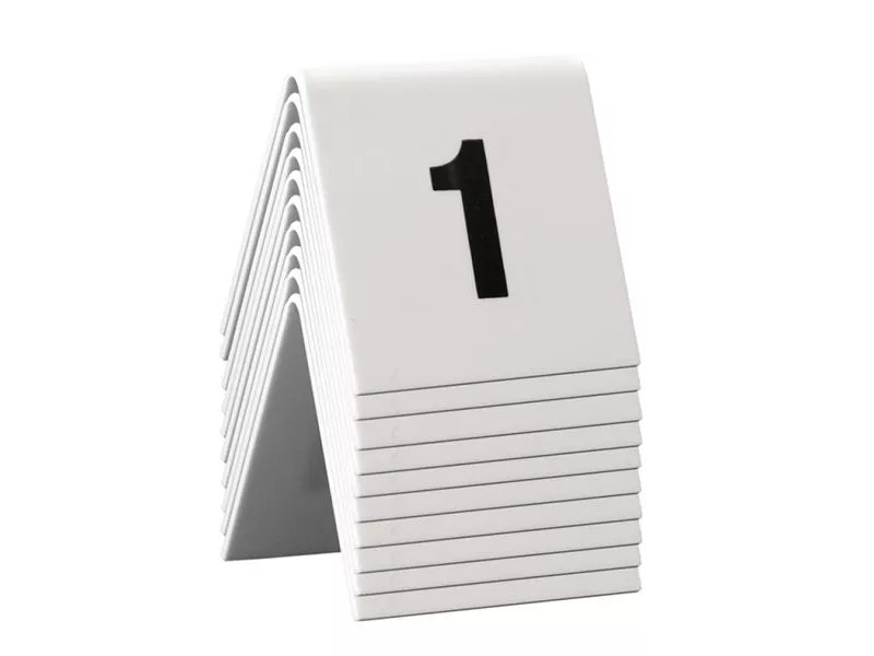Segnaposto Set da n° 1 a n° 10 Securit (Conf. 10)
