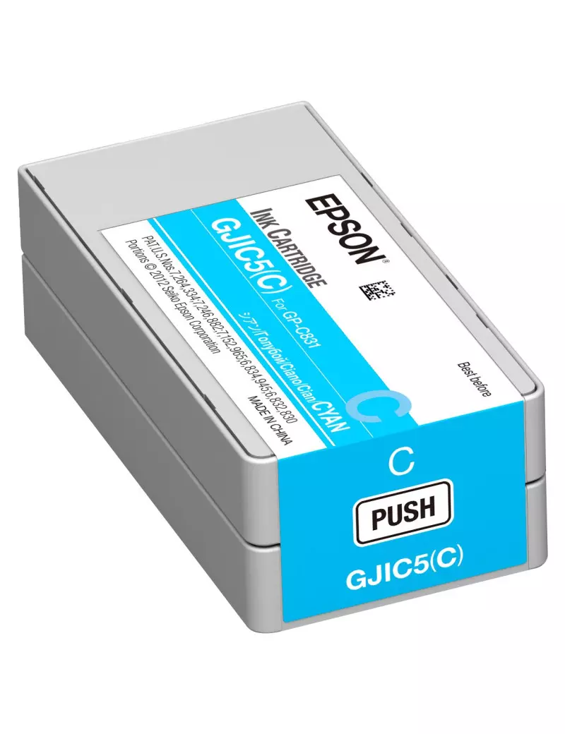 Cartuccia Originale Epson C13S020564 GJIC5(C) (Ciano 32.5ml) Cartuccia Originale Epson C13S020564 GJIC5(C) (Ciano 32.5ml)