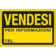 Cartello di Comunicazione Vendesi in PPL - LxH 300x200 mm
