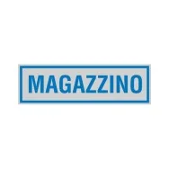 Cartello Segnaletico Adesivo - 165x50 mm - Magazzino (Conf. 10)