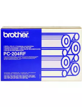 TTR Fax Originale Brother PC-204RF (Nero Conf. 4)