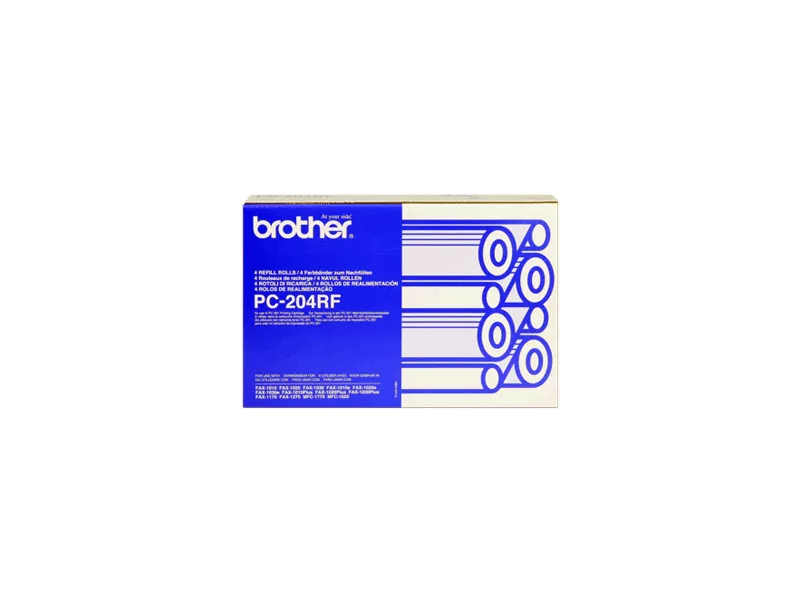 TTR Fax Originale Brother PC-204RF (Nero Conf. 4)
