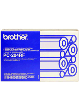 TTR Fax Originale Brother PC-204RF (Nero Conf. 4)