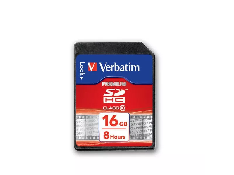 SD Memory Card Verbatim - SDHC Class 10 - 16GB SD Memory Card Verbatim - SDHC Class 10 - 16GB