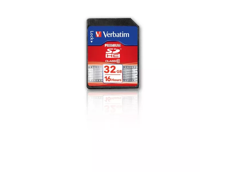 SD Memory Card Verbatim - SDHC Class 10 - 32GB SD Memory Card Verbatim - SDHC Class 10 - 32GB