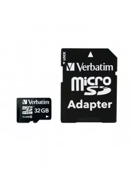 Flash Memory Card Verbatim - Micro SDHC Class 10 - 32GB