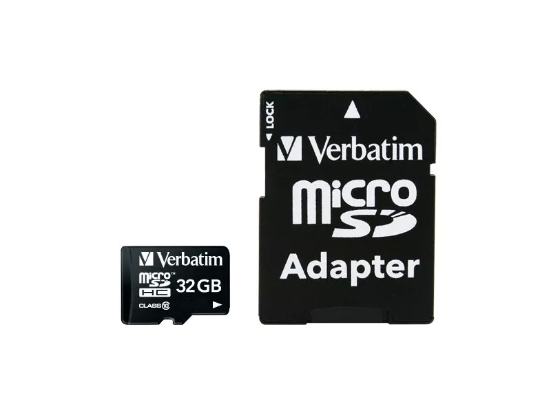 Flash Memory Card Verbatim - Micro SDHC Class 10 - 32GB Flash Memory Card Verbatim - Micro SDHC Class 10 - 32GB