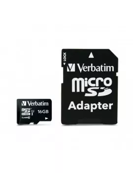 Flash Memory Card Verbatim - Micro SDHC Class 10 - 16GB
