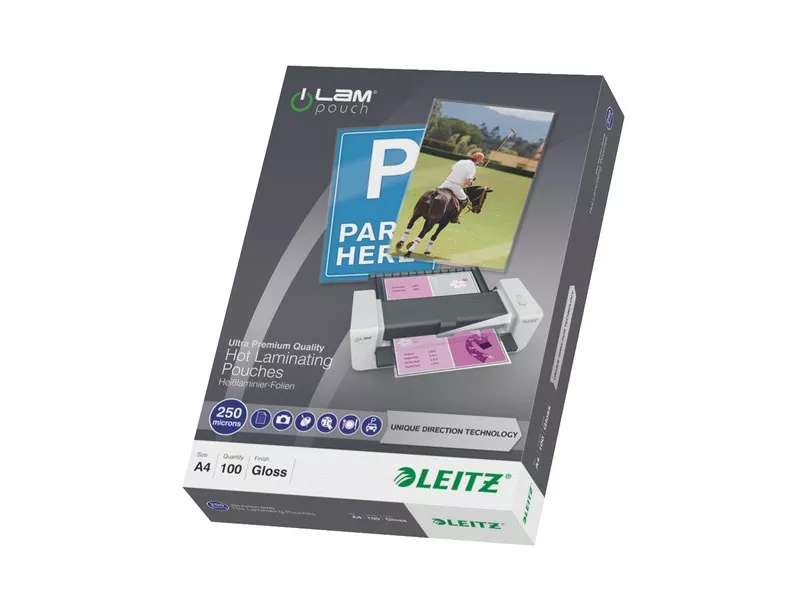 iLAM Pouches UDT - 250 micron - 21,6 x 30,3 cm - A4 (Conf. 100) iLAM Pouches UDT - 250 micron - 21,6 x 30,3 cm - A4 (Conf. 100)