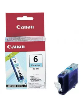 Cartuccia Originale Canon BCI-6PC 4709A002 (Ciano Foto)