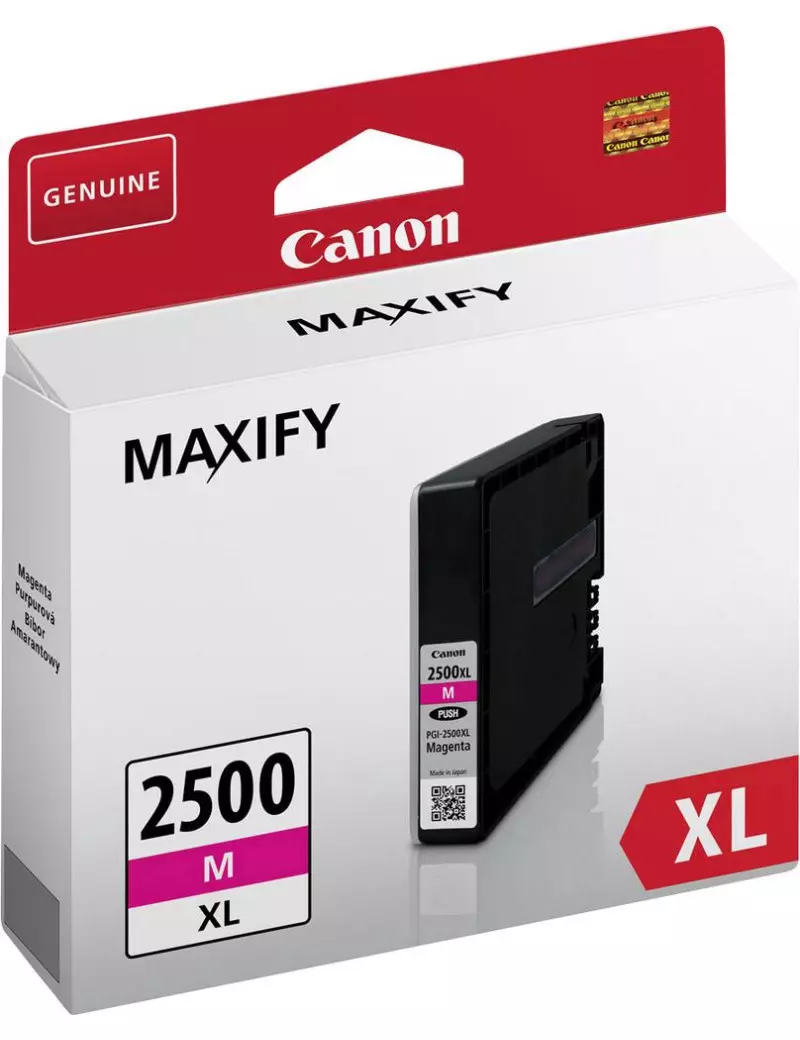 Cartuccia Originale Canon PGI-2500m XL 9266B001 (Magenta 1295 pagine) Cartuccia Originale Canon PGI-2500m XL 9266B001 (Magenta 1295 pagine)