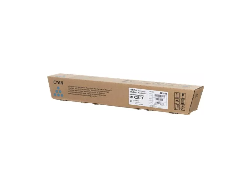 Toner Originale Ricoh 841931 MP C2503c (Ciano 5500 pagine) 
