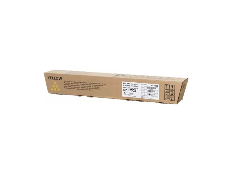 Toner Originale Ricoh 841929 MP C2503y (Giallo 5500 pagine) 