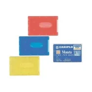 Portacards Rigido Favorit - Semitrasparente Assortito - 8,5x5,4 cm (Conf. 100)