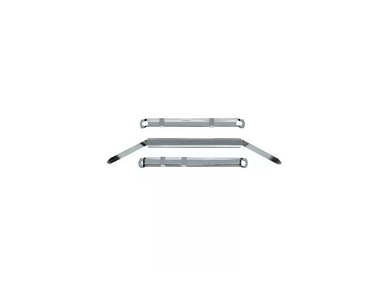 Pressini Fermafogli in Metallo Lebez - 359-B (Argento Conf. 50)