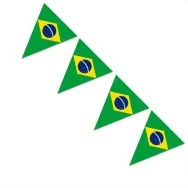 Festone Bandierine Brasile - 9.5 mt