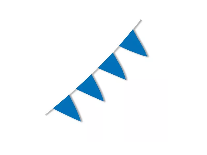 Festone PVC - 10 m - Azzurro