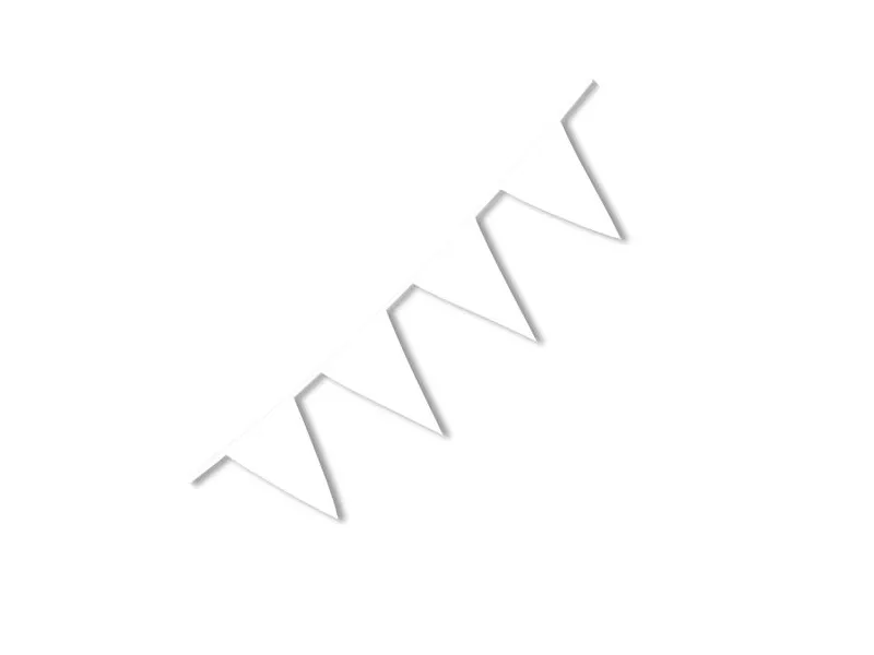 Festone PVC - 10 m - Bianco