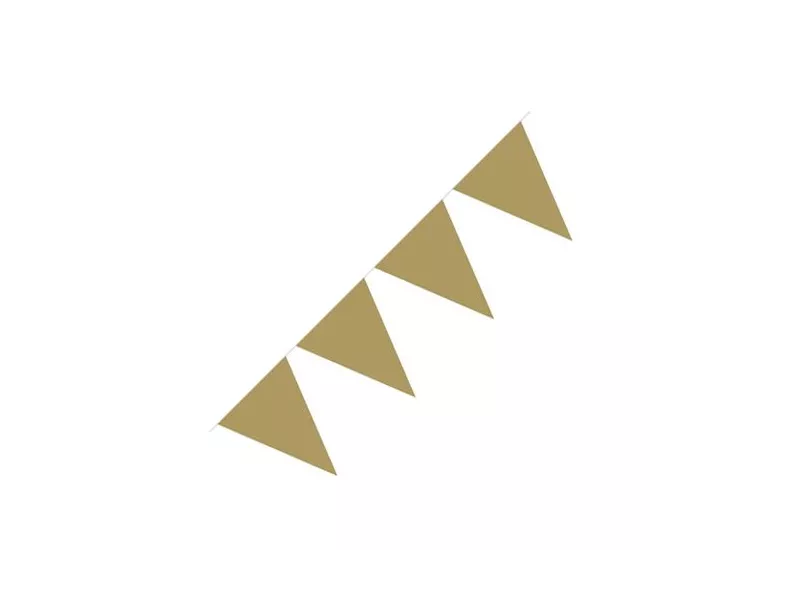 Festone PVC - 10 m - Oro