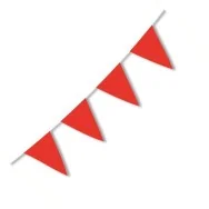 Festone PVC - 10 m - Rosso