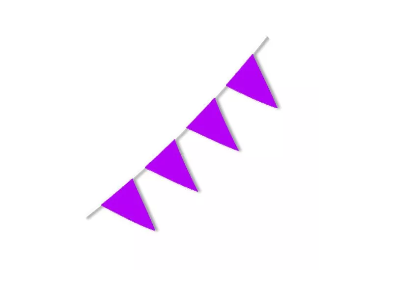 Festone PVC - 10 m - Viola