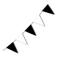 Festone PVC - Bicolore - Bianco/Nero