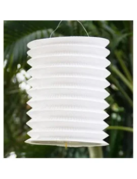 Lanterna Carta Cilindrica - Bianco