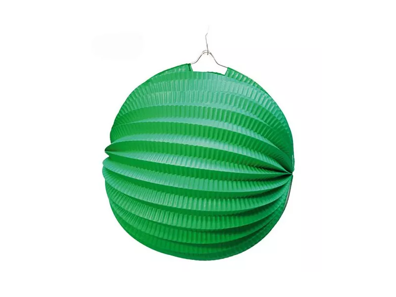 Lanterna Carta Tonda - Verde