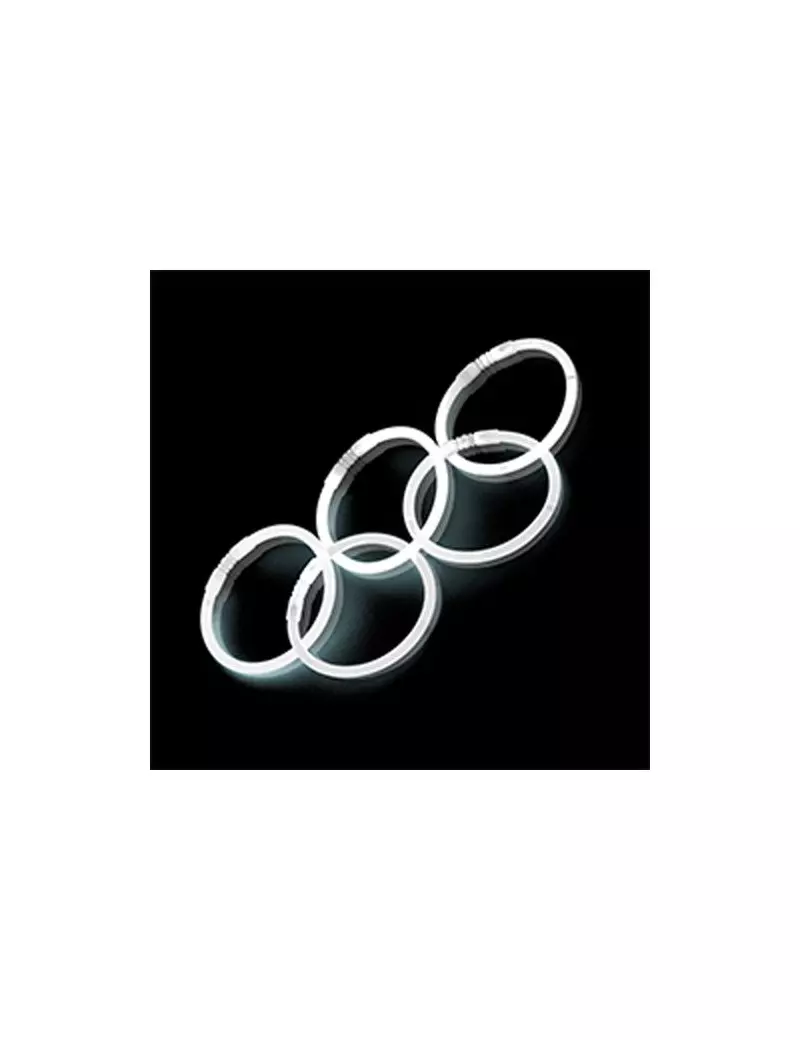 Braccialetti Luminosi - Bianco (Conf. 100) Braccialetti Luminosi - Bianco (Conf. 100)