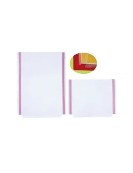 Tasca Adesiva con Soffietto GS Sei Rota - 22x30 cm (Trasparente Conf. 10)