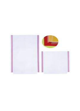 Tasca Adesiva con Soffietto GS Sei Rota - 22x30 cm (Trasparente Conf. 10)