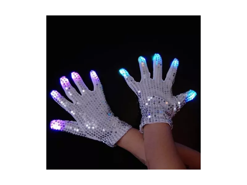 Guanti Flashing con Paillettes