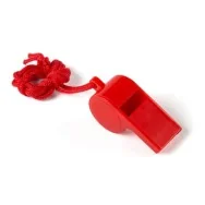 Fischietto in Plastica - Rosso