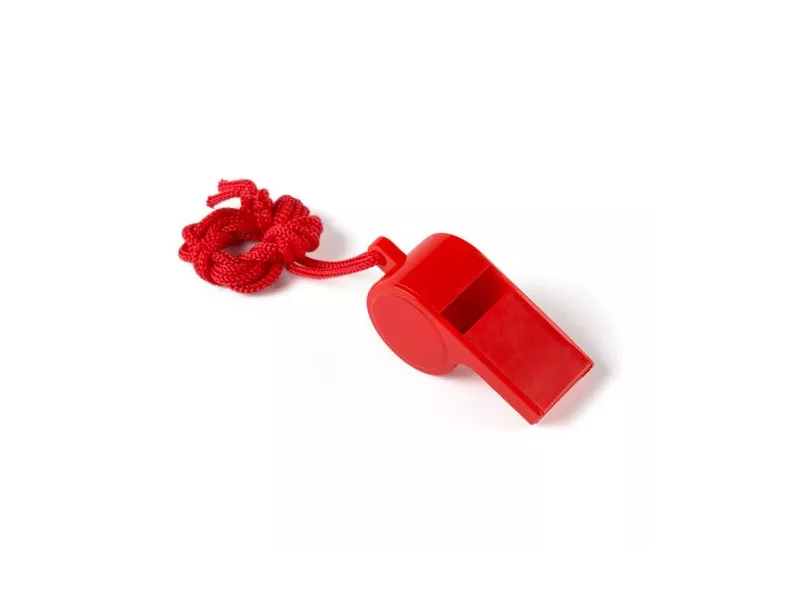 Fischietto in Plastica - Rosso