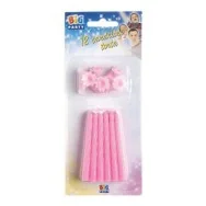 Candeline per Torta - Rosa (Conf. 12)