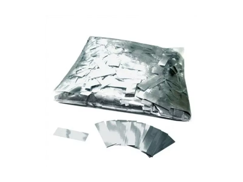 Coriandoli Grandi - 100 g - Argento Metallizzato Coriandoli Grandi - 100 g - Argento Metallizzato