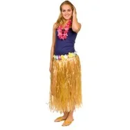 Gonna Hawaiana Adulto Lunga con Fiori