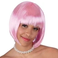 Parrucca a Caschetto - Rosa