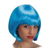 Parrucca a Caschetto - Azzurro