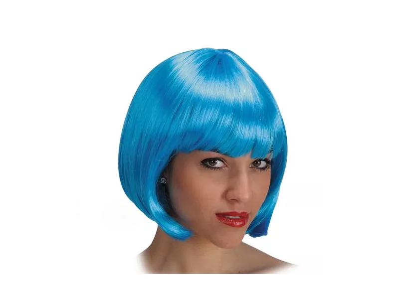 Parrucca a Caschetto - Azzurro