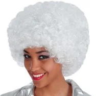 Parrucca Riccia - Bianco
