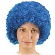 Parrucca Riccia - Azzurro