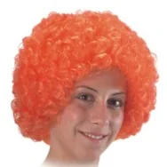 Parrucca Riccia - Arancione