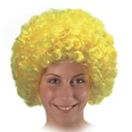 Parrucca Riccia - Giallo Classic