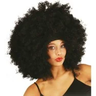 Parrucca Riccia - Nero