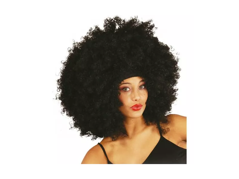 Parrucca Riccia - Nero