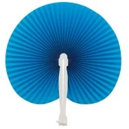 Ventaglio Pieghevole - Azzurro